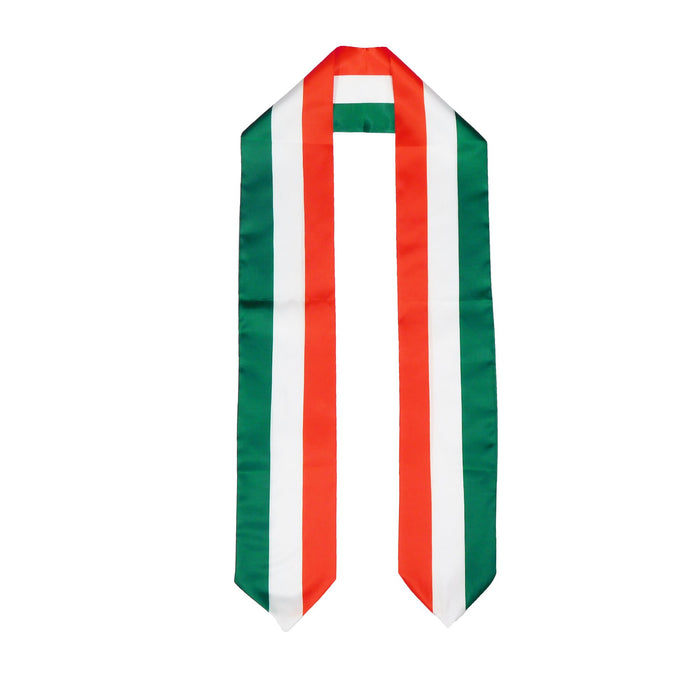 Hungary Flag Graduation Stole, Hungary Flag Graduation Sash, Hungary Graduation Stole, Hungarian Flag Graduation Stole