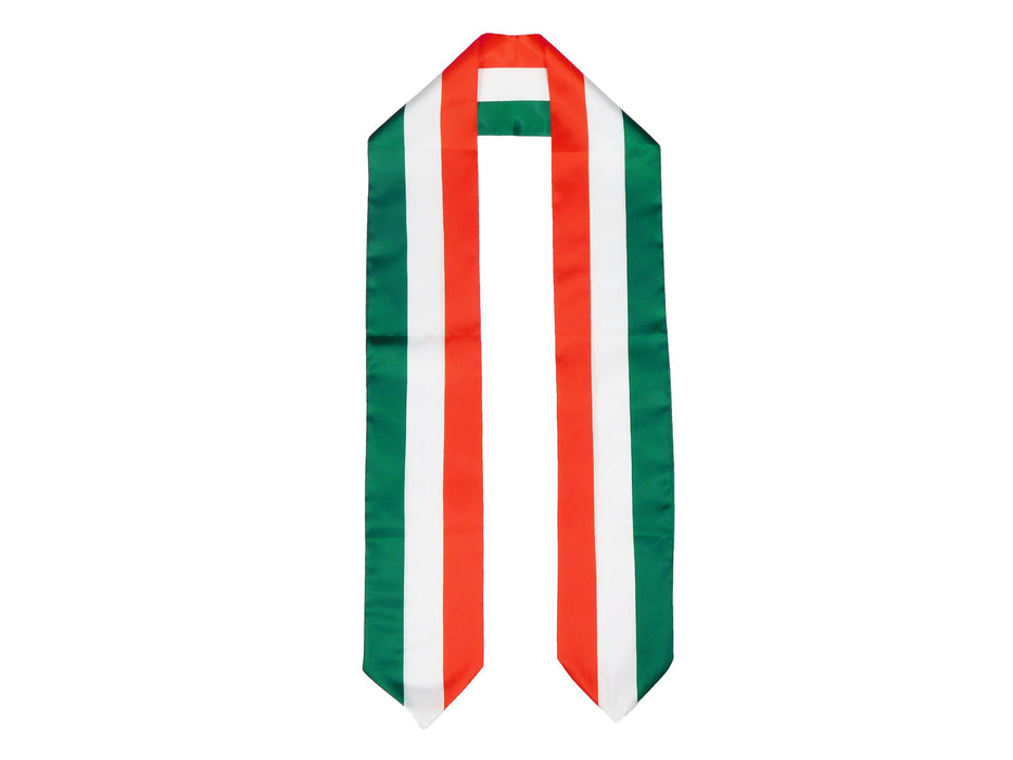 Italy Flag Graduation Stole, Italy Flag Graduation Sash, Italy Graduation Stole, Italian Flag Graduation Stole