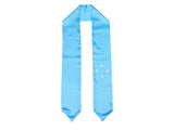 Micronesia Flag Graduation Stole, Micronesia Flag Graduation Sash, Micronesia Graduation Stole, Micronesian Flag Graduation Stole