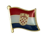 Croatia Flag Lapel Clothes / Country Flag Badge / Croatian National Flag Brooch / Croatia National Flag Lapel Pin / Croatia Enamel Pins
