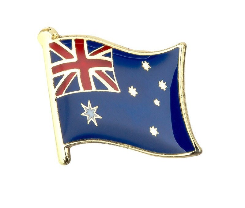 Australia Flag Lapel Clothes / Country Flag Badge / Australian Flag Brooch / Australia National Flag Lapel Pin / Australia Enamel Pins
