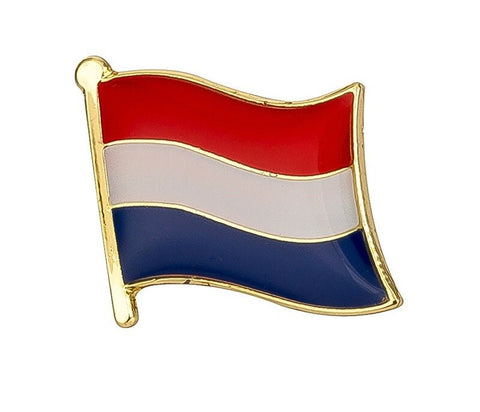 Netherlands Flag Lapel Clothes / Country Flag Badge / Dutch Flag Brooch / Netherlands National Flag Lapel Pin / Netherlands Enamel Pins
