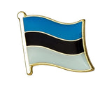 Estonia National Flag Lapel Pin / Estonia Flag Lapel Clothes / Country Flag Badge / Canadian National Flag Brooch / Estonia Enamel Pins