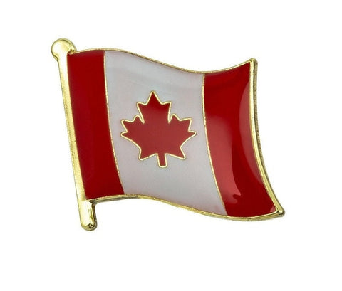 Canada National Flag Lapel Pin / Canada Flag Lapel Clothes / Country Flag Badge / Canadian National Flag Brooch / Canada Enamel Pins