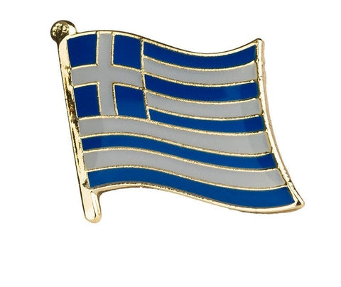 Greece National Flag Lapel Pin / Greece Flag Lapel Clothes / Greece Country Flag Badge / Greeks National Flag Brooch / Greece Enamel Pins