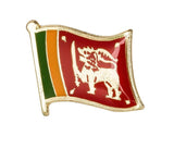 Sri Lanka National Flag Lapel Pin / Sri Lanka Flag Lapel Clothes / Sri Lanka Flag Badge / Sri Lankan National Flag Brooch / Enamel Pins