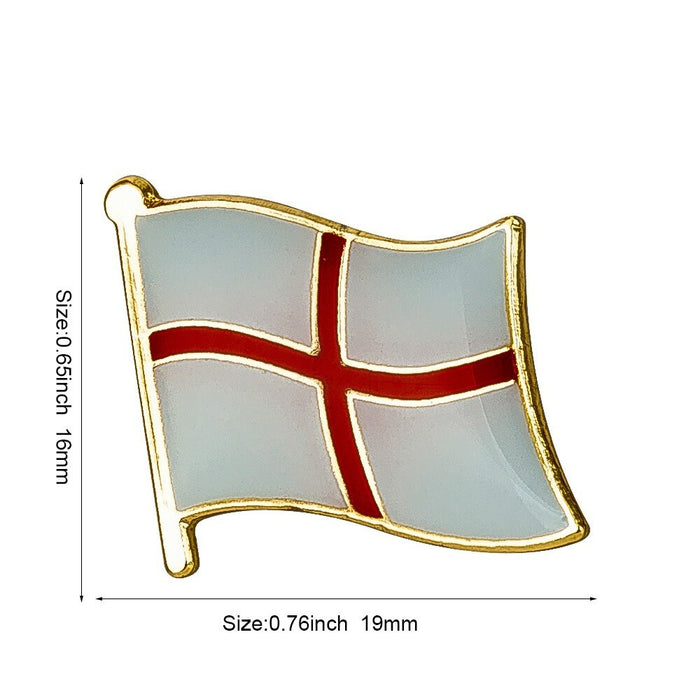 England National Flag Lapel Pin / England Flag Lapel Clothes / England Country Flag Badge / Englishman National Flag Brooch / Enamel Pins