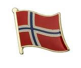 Norway Flag Lapel Clothes / Country Flag Badge / Norwegian National Flag Brooch / Norway National Flag Lapel Pin / Norway Enamel Pins