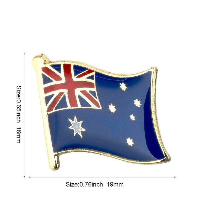 Australia Flag Lapel Clothes / Country Flag Badge / Australian Flag Brooch / Australia National Flag Lapel Pin / Australia Enamel Pins