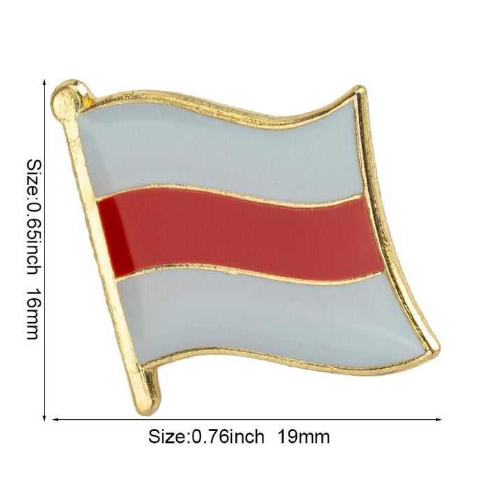 Belarus Flag Lapel Clothes / Country Flag Badge / Belarusian National Flag Brooch / Belarus National Flag Lapel Pin / Belarus Enamel Pins