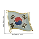 South Korea Flag Lapel clothes / country flag Badge / South Korean flag Brooch / South Korea Flag Lapel Pin / South Korea enamel pins