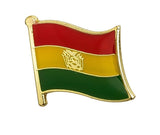 Bolivia National Flag Lapel Pin / Bolivia Flag Lapel Clothes / Bolivia Country Flag Badge / Bolivian National Flag Brooch / Enamel Pins
