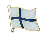 Finland National Flag Lapel Pin / Finland Flag Lapel Clothes / Finland Country Flag Badge / Finns National Flag Brooch / Finnish Enamel Pins