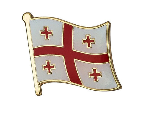 Georgia National Flag Lapel Pin / Georgia Flag Lapel clothes / Georgia country flag Badge / Georgian national flag Brooch / enamel pins