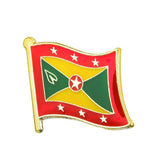 Grenada National Flag Lapel Pin / Grenada Flag Lapel Clothes / Grenada Country Flag Badge / National Flag Brooch / Grenada Enamel Pins