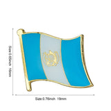 Guatemala National Flag Lapel Pin / Guatemala Flag Lapel Clothes / Guatemala Country Flag Badge / National Flag Brooch /  Enamel Pins