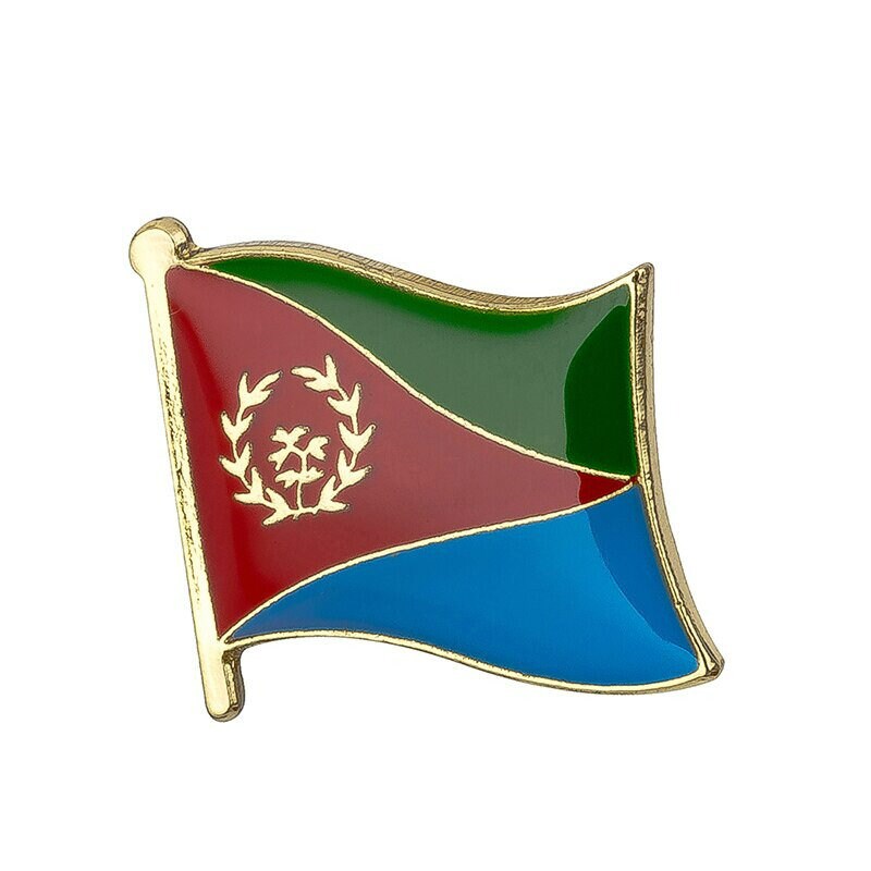 Eritrea National Flag Lapel Pin / Eritrea Flag Lapel Clothes / Eritrea Country Flag Badge / National Flag Brooch / Eritrea Enamel Pins
