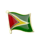 Guyana National Flag Lapel Pin / Guyana Flag Lapel Clothes / Guyana Country Flag Badge / National Flag Brooch / Guyana Enamel Pins