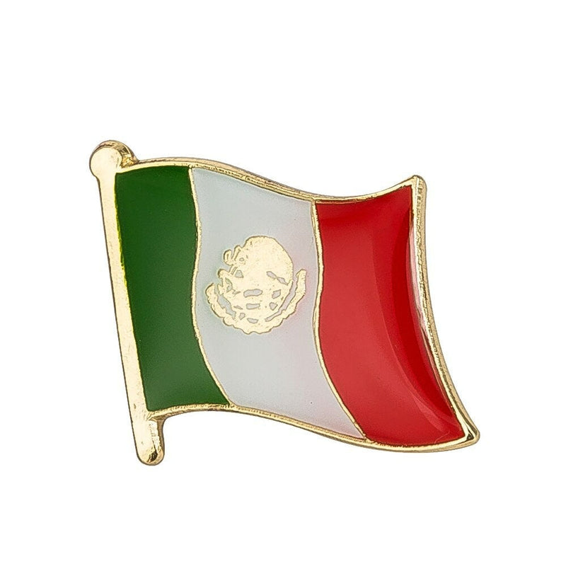 Mexico National Flag Lapel Pin / Mexico Flag Lapel Clothes / Mexico Country Flag Badge / National Flag Brooch / Mexico Enamel Pins