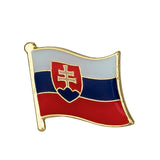 Slovakia National Flag Lapel Pin / Slovakia Flag Lapel Clothes / Slovakia Country Flag Badge / National Flag Brooch / Slovakia Enamel Pins