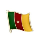 Cameroon National Flag Lapel Pin / Cameroon Flag Lapel Clothes / Cameroon Country Flag Badge / National Flag Brooch / Cameroon Enamel Pins
