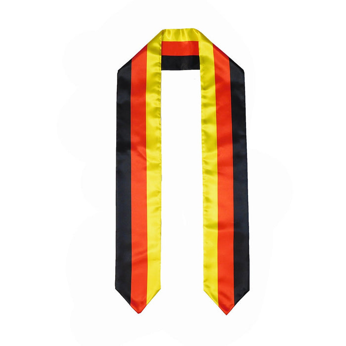 Germany Flag Graduation Stole, Germany Flag Graduation Sash, Germany Graduation Stole, German Flag Graduation Stole