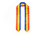Romania Flag Graduation Stole, Romania Flag Graduation Sash, Romania Graduation Stole, Romanian Flag Graduation Stole