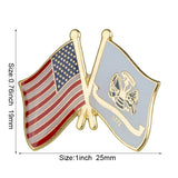 U.S.A Army Flag Lapel Pin / U.S.A Army Flag Lapel clothes / country flag Badge / American national flag Brooch / United Sates enamel pins