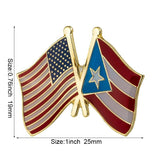 Puerto Rican American Lapel Pin, Puerto Rico America Lapel Pin, Puerto Rican Graduation Lapel Pin, Puerto Rico Flag