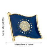 South Dakota State Flag Lapel Pin / Usa South Dakota Flag Clothes Brooch / Enamel Pins / South Dakota Flag Badge / South Dakota Pin