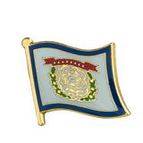 West Virginia State Flag Lapel Pin / USA West Virginia Flag Clothes Brooch / Enamel Pins / West Virginia Flag Badge / West Virginia Pin