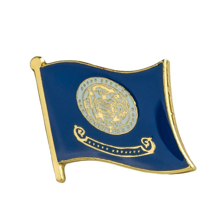 Idaho State Flag Lapel Pin / USA Idaho Flag Clothes Brooch / Enamel Pins / Idaho Flag Badge / Idaho Pin