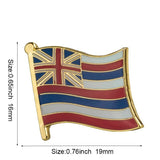 Hawaii State flag lapel pin / USA  Hawaii flag clothes brooch / enamel pins /  Hawaii flag Badge /  Hawaii pin