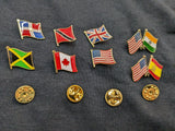 Ohio State flag lapel pin / USA Ohio flag clothes brooch / enamel pins / Ohio flag Badge / Ohio pin