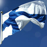 Large Finland Flag / Large Finland Art / Finland Wall Art / Finland Poster / Finland Gifts / Finland Map / Finland Pendant / Finland
