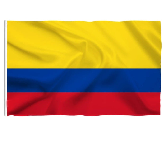 Large Colombia Flag / Large Colombia Art / Colombia Wall Art / Colombia Poster / Colombia Gifts / Colombia Map / Colombia Pendant / Colombia