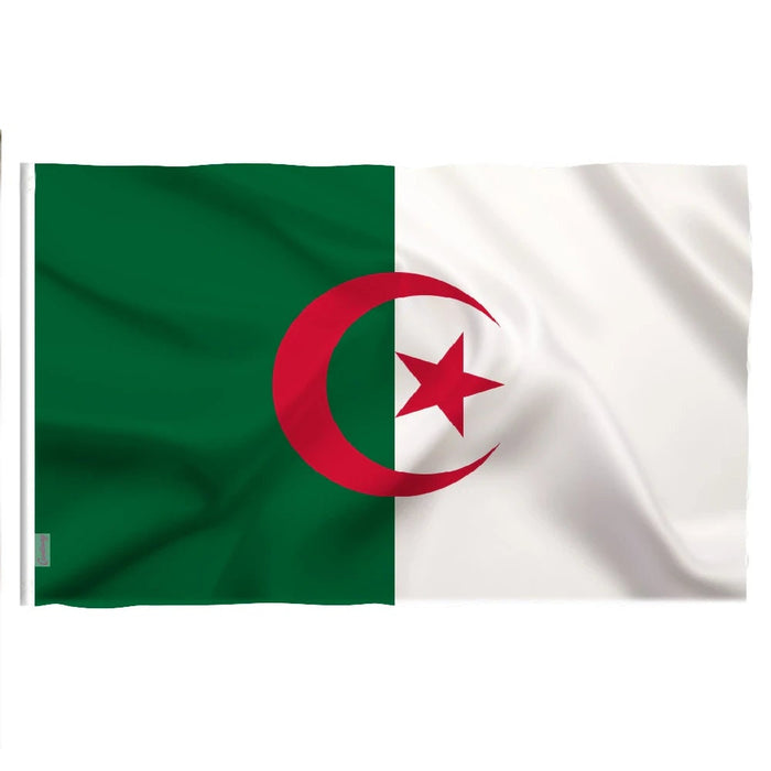 Large Algeria Flag / Large Algeria Art / Algeria Wall Art / Algeria Poster / Algeria Gifts / Algeria Map / Algeria Pendant / Algeria