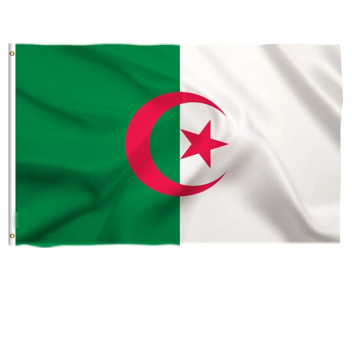 Large Algeria Flag / Large Algeria Art / Algeria Wall Art / Algeria Poster / Algeria Gifts / Algeria Map / Algeria Pendant / Algeria