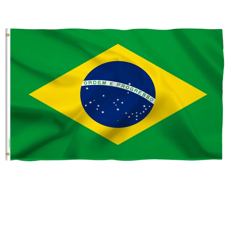 Large Brazil Flag / Large Brazil Art / Brazil Wall Art / Brazil Poster / Brazil Gifts / Brazil Map / Brazil Pendant / Brazil Necklace