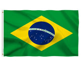 Large Brazil Flag / Large Brazil Art / Brazil Wall Art / Brazil Poster / Brazil Gifts / Brazil Map / Brazil Pendant / Brazil Necklace