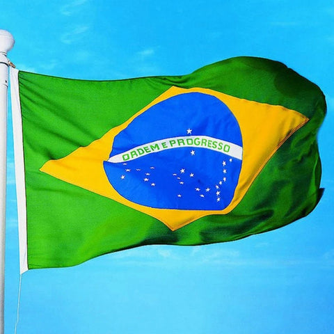Large Brazil Flag / Large Brazil Art / Brazil Wall Art / Brazil Poster / Brazil Gifts / Brazil Map / Brazil Pendant / Brazil Necklace
