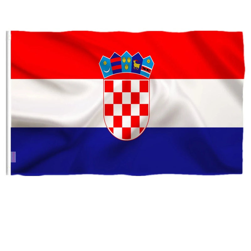 Large Croatia Flag / Large Croatia Art / Croatia Wall Art / Croatia Poster / Croatia Gifts / Croatia Map / Croatia Pendant / Croatia