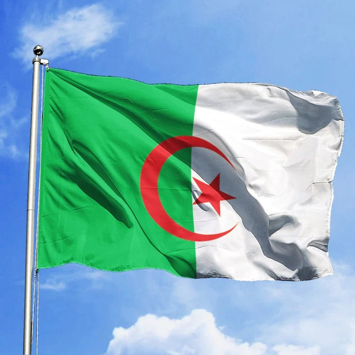 Large Algeria Flag / Large Algeria Art / Algeria Wall Art / Algeria Poster / Algeria Gifts / Algeria Map / Algeria Pendant / Algeria