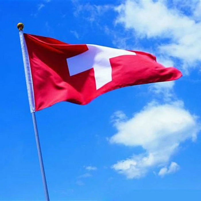 Large Switzerland Flag / Large Switzerland Art / Switzerland Wall Art / Switzerland Poster / Switzerland Gifts / Switzerland Map