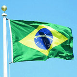 Large Brazil Flag / Large Brazil Art / Brazil Wall Art / Brazil Poster / Brazil Gifts / Brazil Map / Brazil Pendant / Brazil Necklace