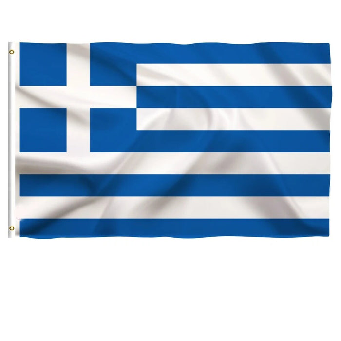 Large Greece Flag / Large Greece Art / Greece Wall Art / Greece Poster / Greece Gifts / Greece Map / Greece Pendant / Greece Necklace