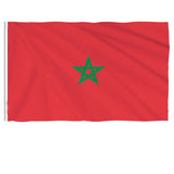 Large Morocco Flag / Large Morocco Art / Morocco Wall Art / Morocco Poster / Morocco Gifts / Morocco Map / Morocco Pendant / Morocco