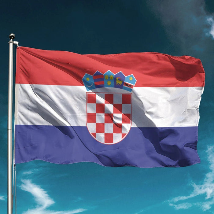 Large Croatia Flag / Large Croatia Art / Croatia Wall Art / Croatia Poster / Croatia Gifts / Croatia Map / Croatia Pendant / Croatia